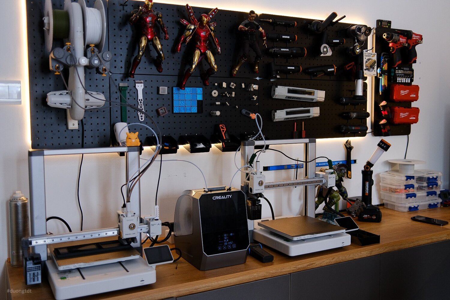 thiết kế lại hộc bàn công nghệ với in3d