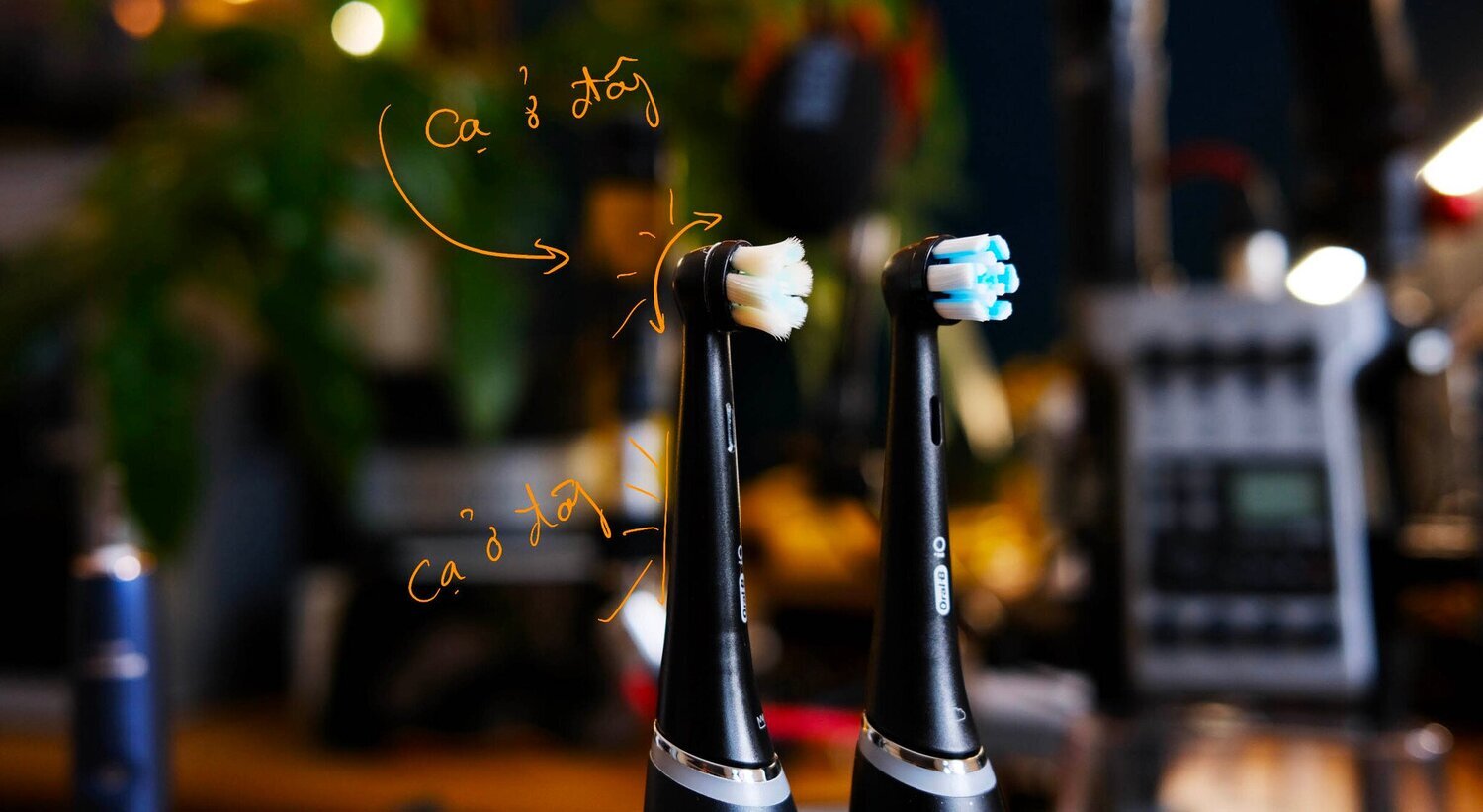 bàn chải điện oralb và philips