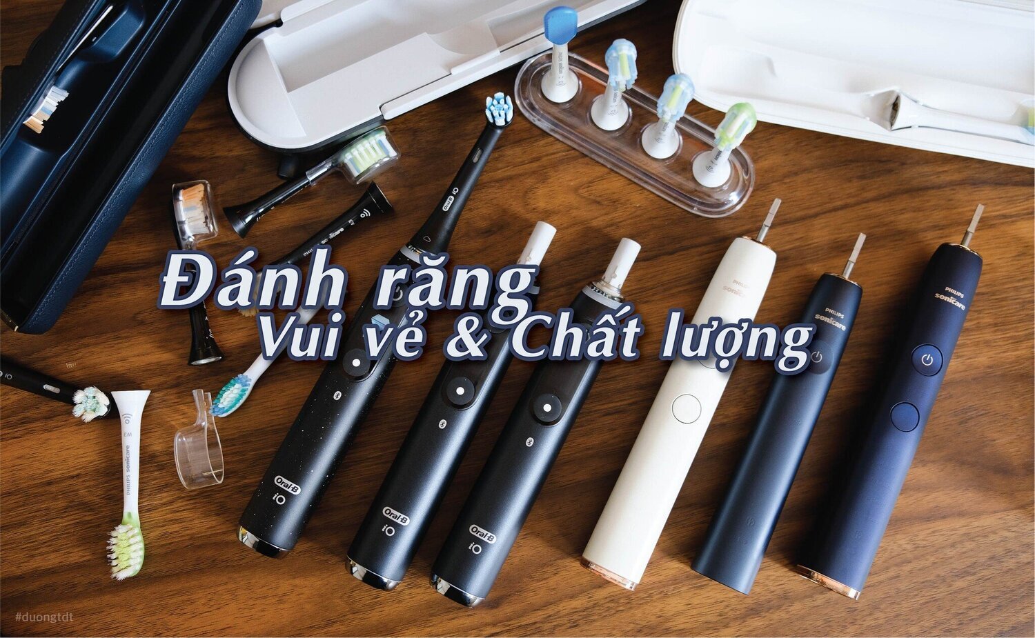 bàn chải điện oralb và philips