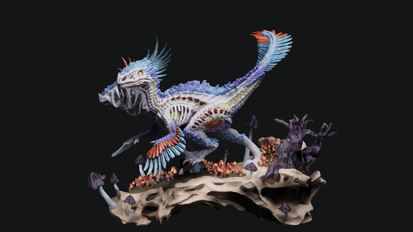 Geminaraptor — in 6 màu, không cần sơn (mẫu của @FireBird)